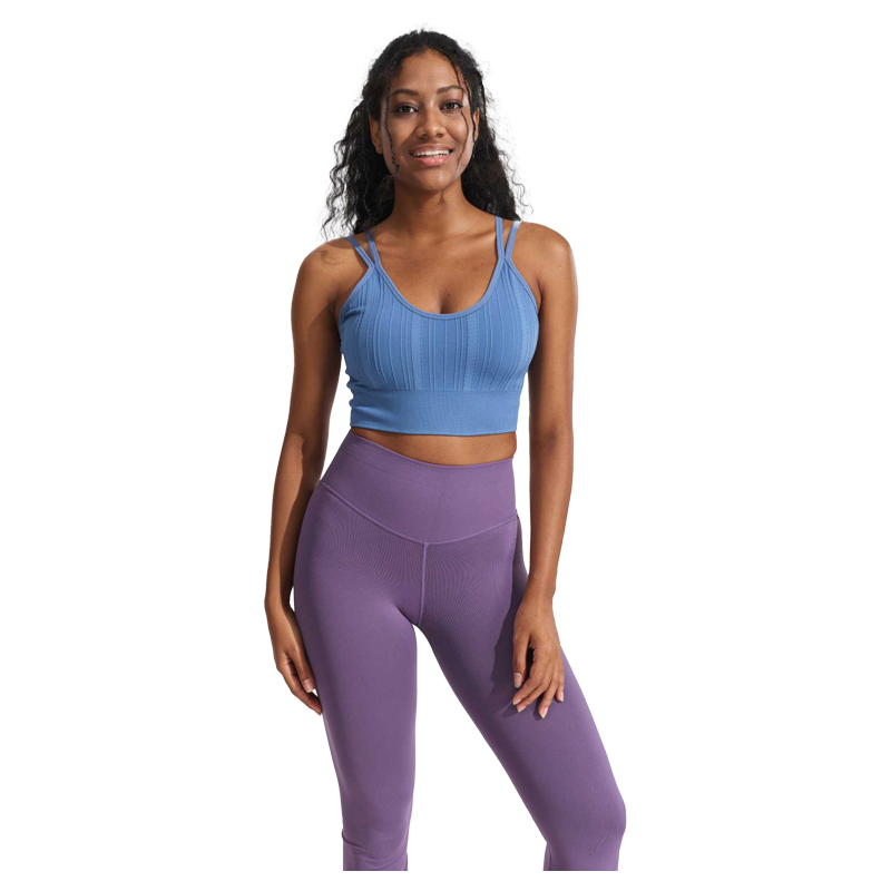 Blue Purple Yoga Wear