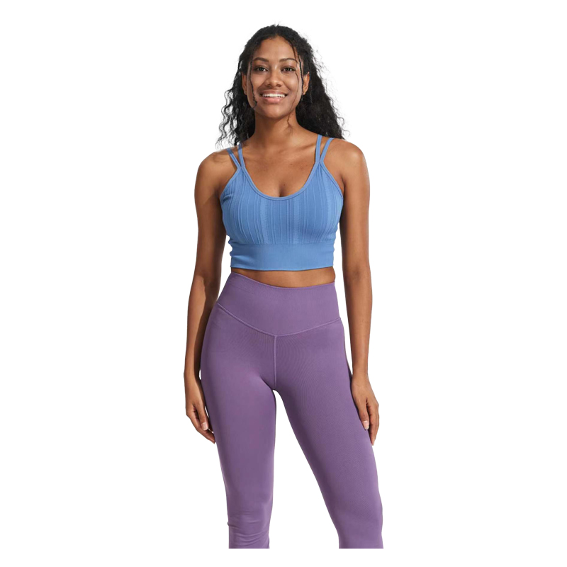 Blue Purple Yoga Wear