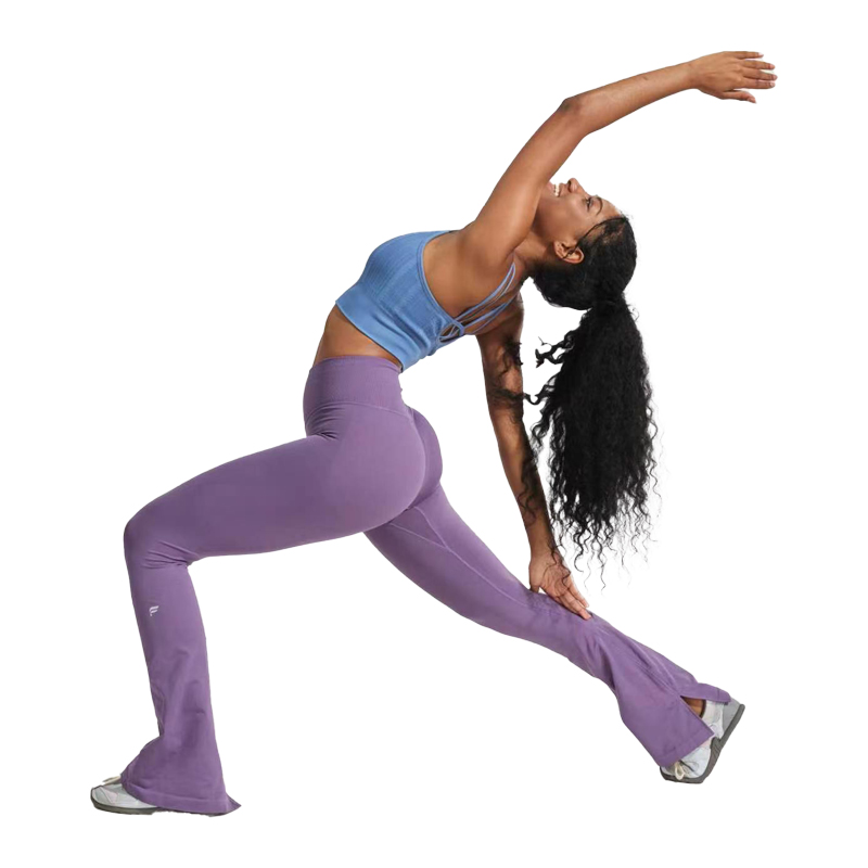 Blue Purple Yoga Wear