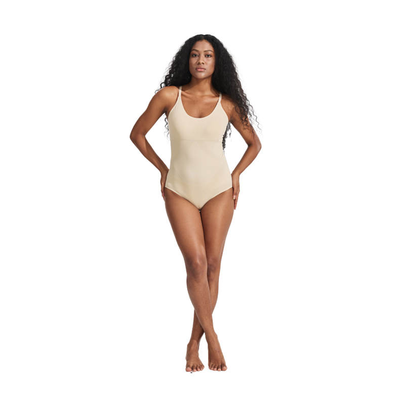 Nude-Colored One-Piece Shapewear