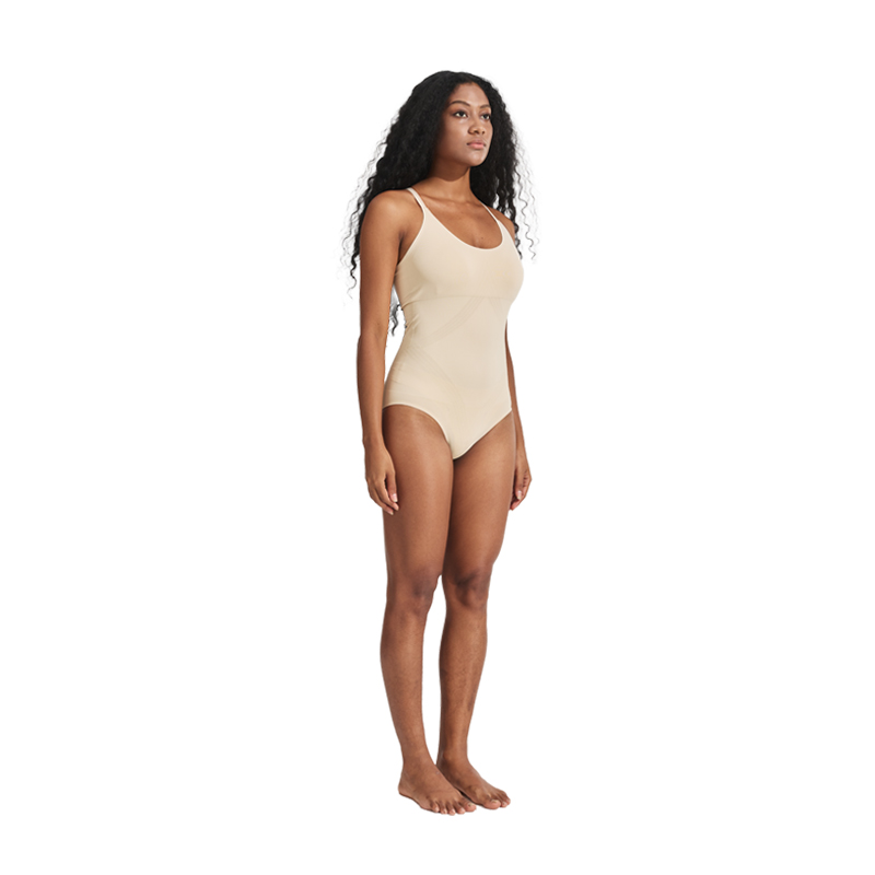 Nude-Colored One-Piece Shapewear