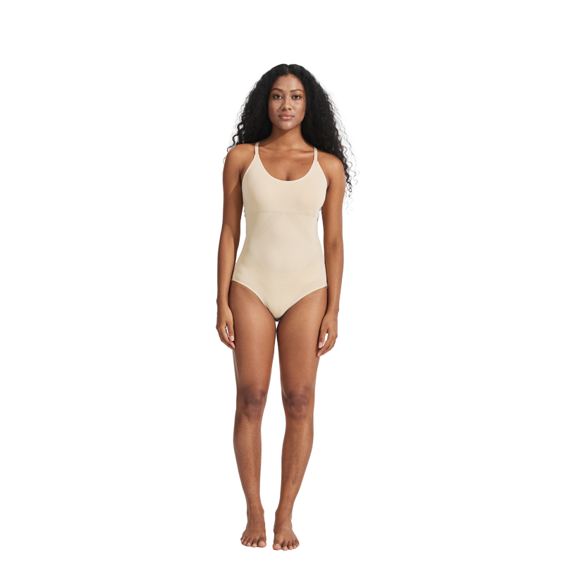 Nude-Colored One-Piece Shapewear