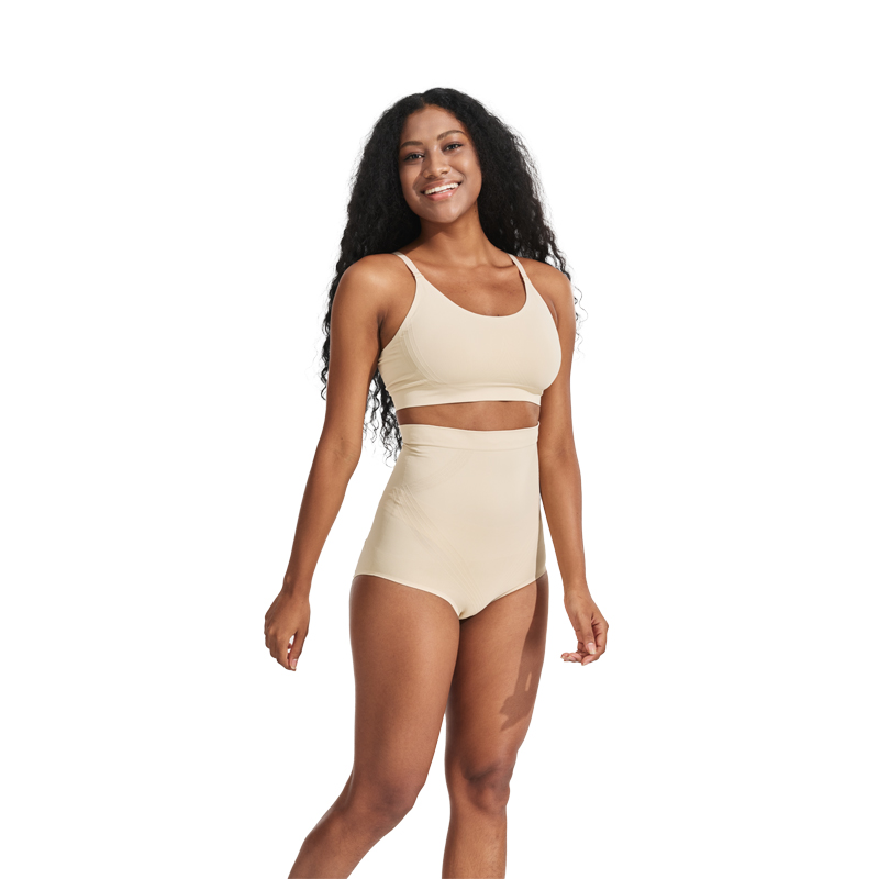 Nude-Colored Two-Piece Shapewear