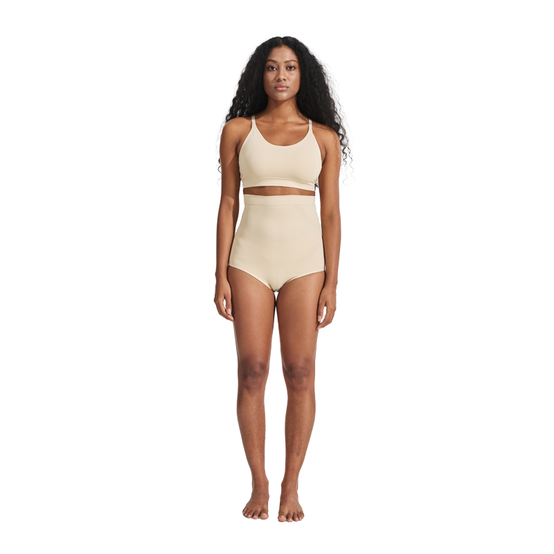 Nude-Colored Two-Piece Shapewear