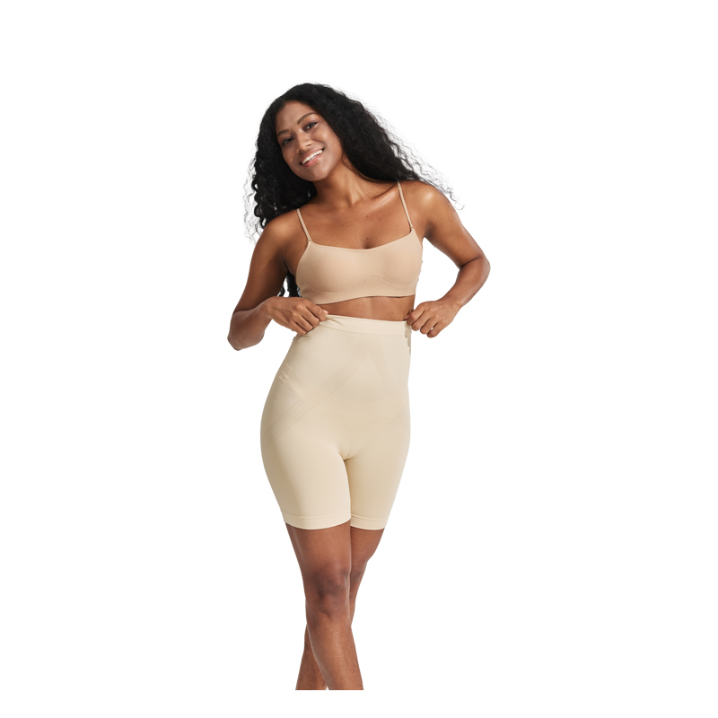 Nude-Colored Two-Piece Shapewear